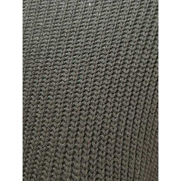 Unbranded Black Short Sleeve Mock Neck Sweater with Pocket Medium - Picture 2 of 4